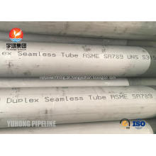 Tubulação sem emenda de aço duplex ASTM A789 UNS S31500